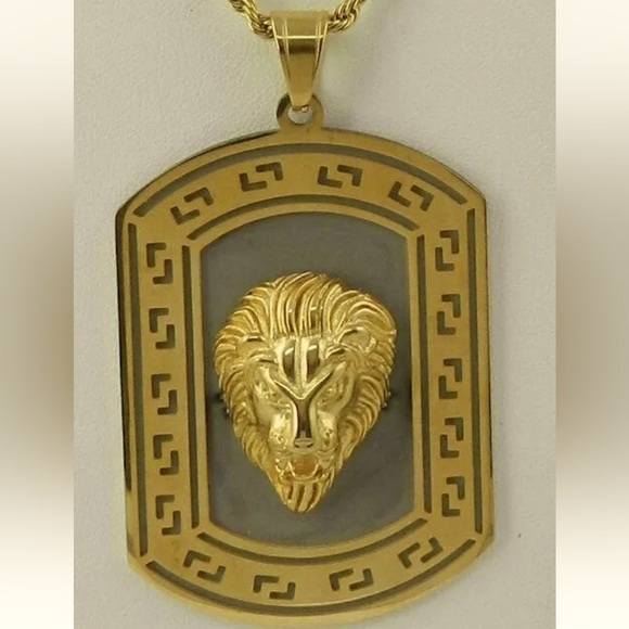 Legacy for Men Simone I Smith Lion Head Pendant Necklace - Picture 5 of 6